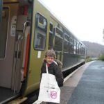 Anyone who was on a bike or waiting for a bus or train on Saturday could not doubt the effects of Climate Change, as a group of dedicated people carried messages from Mayors across Cornwall to Truro supporting Global actions to help the planet, and highlight the work of Transition Towns. 01 nattie