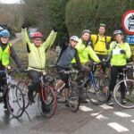 Couriers included: Jim Candy, Ben Oubridge, Julie Tamblin, Lindley Owen, Ali Law, Matt Trevaskis, John Marshall, Alastair Cameron, Judith… Cheryl Marriott, Mark Nicholson, Euan Mahy, Oliver Baines, Colin Riches, Adam Killeya, Arwen Folkes, Bill and Nattie Knight, Roger Holmes, Mick Ruhland etc 04 cyclists at calenick